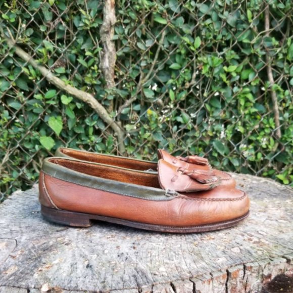 Sz 13 Cole Haan Men Brown Kiltie Loafer Moc Toe main image 4